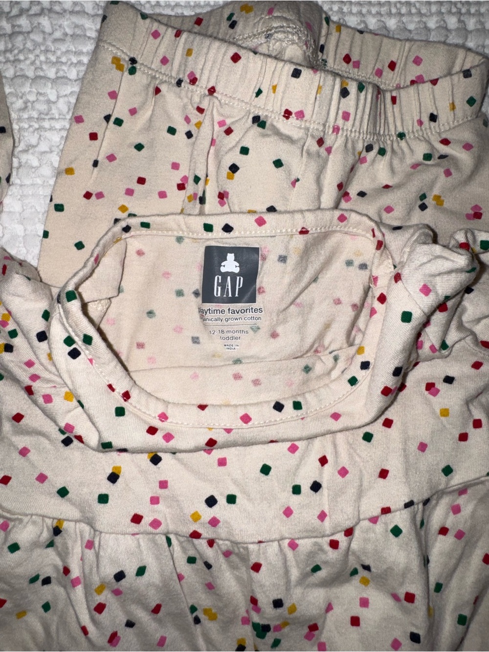 GAP Set with Multicolor Dot Print - Picture 2 of 2